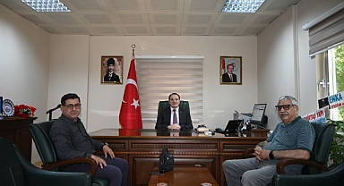 Çay Kaymakamı Türker'i Ziyaret Ettik
