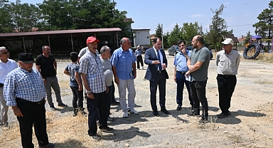 Kaymakam Türker Pınarkaya köyünde incelemelerde bulundu