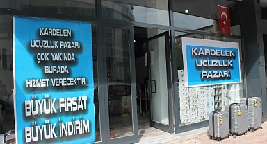 Kardelen ucuzluk pazarı açıldı