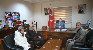 Hayvan Severler Derneğinden Kaymakam Türker’e Ziyaret
