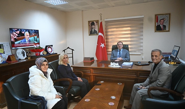 Hayvan Severler Derneğinden Kaymakam Türker’e Ziyaret