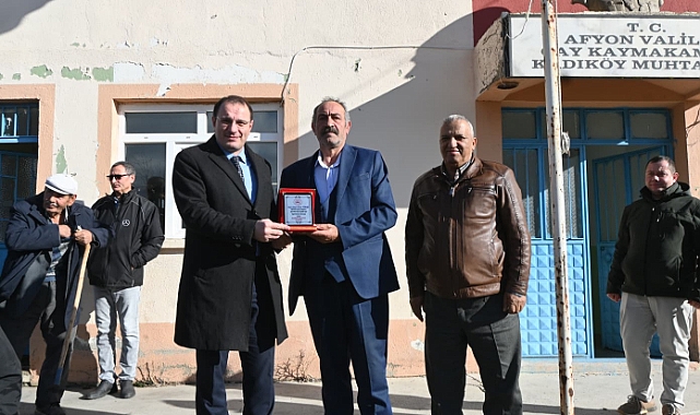 Kaymakam Türker Kadıköy'ünü Ziyaret Etti