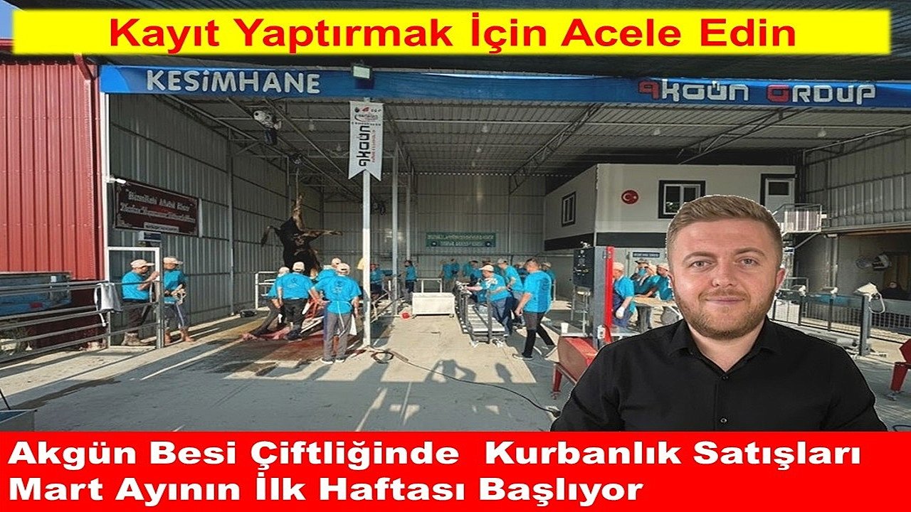 Akgün Besi Çiftliği Kurban Hazırlıklarını Tamamladı