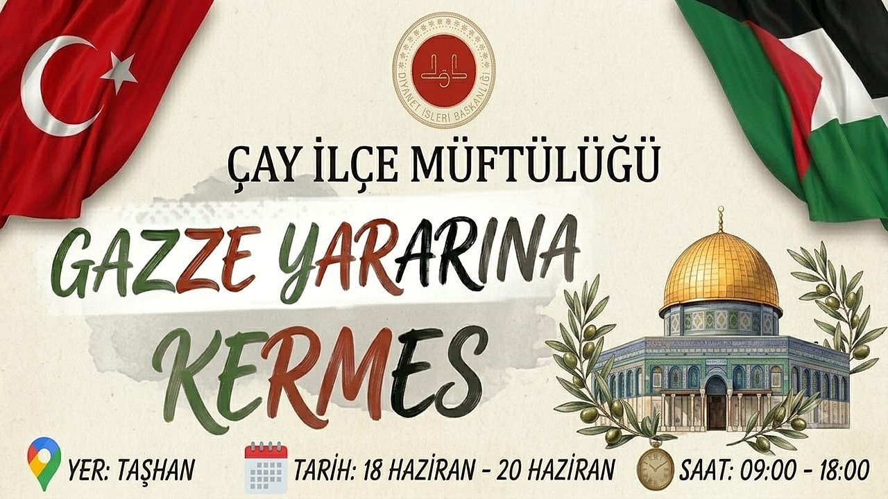 Gazze'ye Umut İçin Taşhan'da Buluşuyoruz