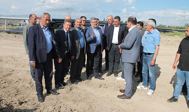 Milletvekili Ali Özkaya Şantiyede İncelemelerde Bulundu