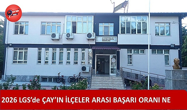 ÇAY EĞİTİMDE NEDEN GERİLİYOR? ÇAY’IN 2026 LGS’de BAŞARI ORANI NE 